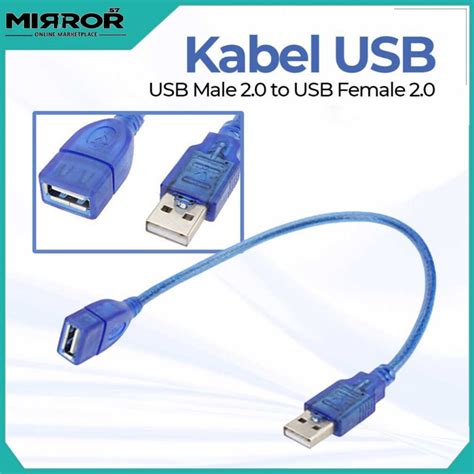 Jual Kabel Usb Extension Cable Usb Male To Usb Female Cm