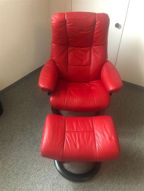 Stressless Sessel Mit Hocker Rot Kaufen Auf Ricardo