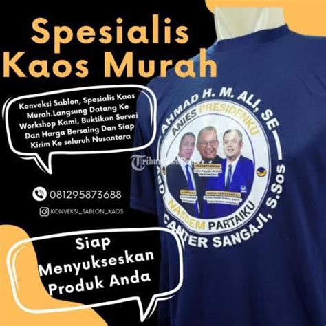 Konveksi Kaos Promosi Serta Kaos Partai Murah Siap Kirim Di Tuban