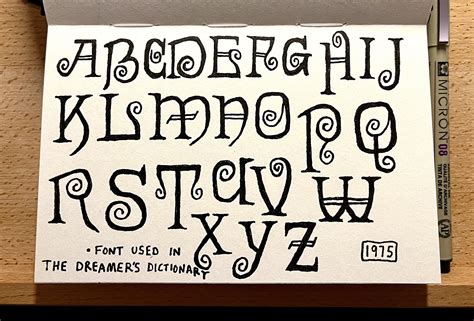 Anyone Like Drawing Fonts Just Finished A Book That Used A Cool Funky