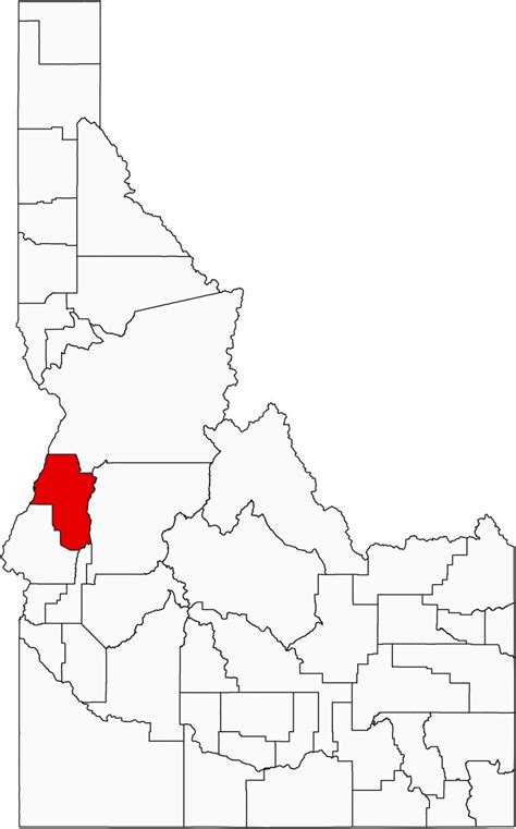 Idaho County Map - GIS Geography