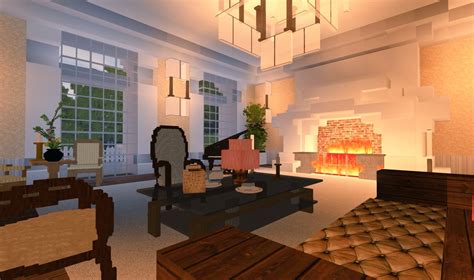 Minecraft House Interior Mansion Building Minecraft House Interior