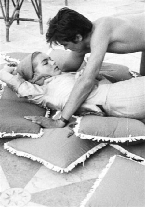 Alain Delon And Romy Schneider She Looks Like Marilyn Monroe Here