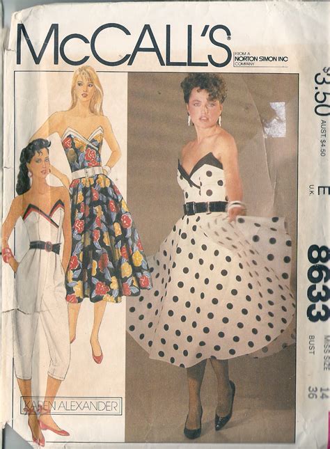 McCall's 8633 A | Vintage Sewing Patterns | FANDOM powered by Wikia