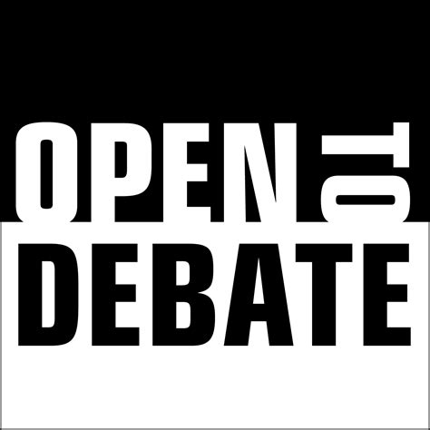 how to open a debate