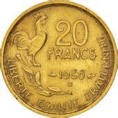 407633 France Guiraud 20 Francs 1950 Beaumont Le Roger TTB