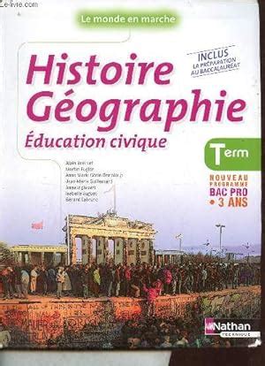 9782091616551 Histoire Géographie Éducation civique Tle Bac Pro de