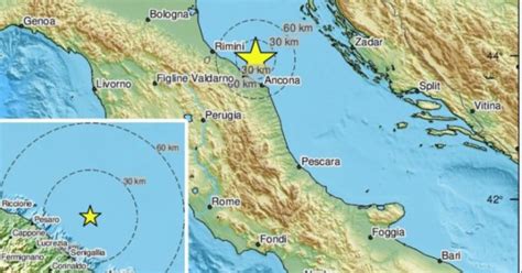 Terremoto Nuova Scossa Nelle Marche Magnitudo 4 0 Avvertita A Pesaro