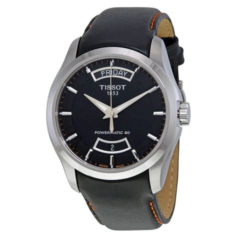 Tissot - Tissot Couturier Automatic Black Dial Men's Watch T035.407.16 ...