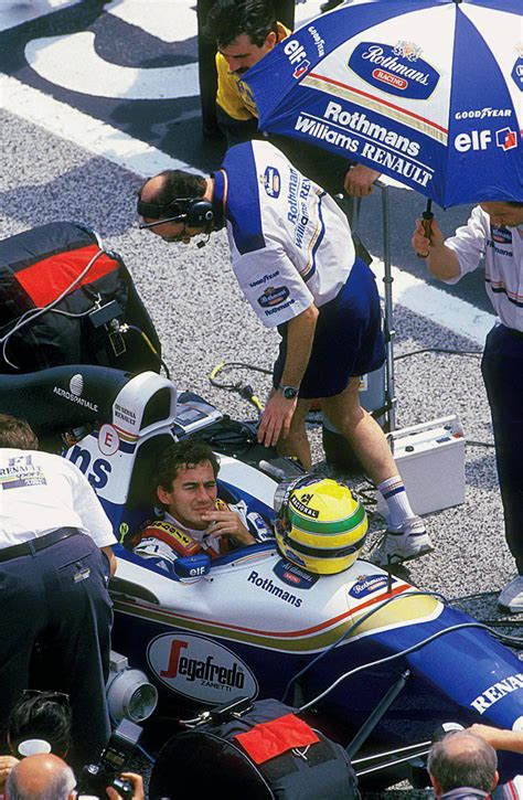 Ayrton Senna Face After Crash