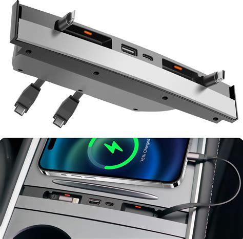 Amazon.com: USB Hub Docking Station for Tesla Model 3 Highland 2024
