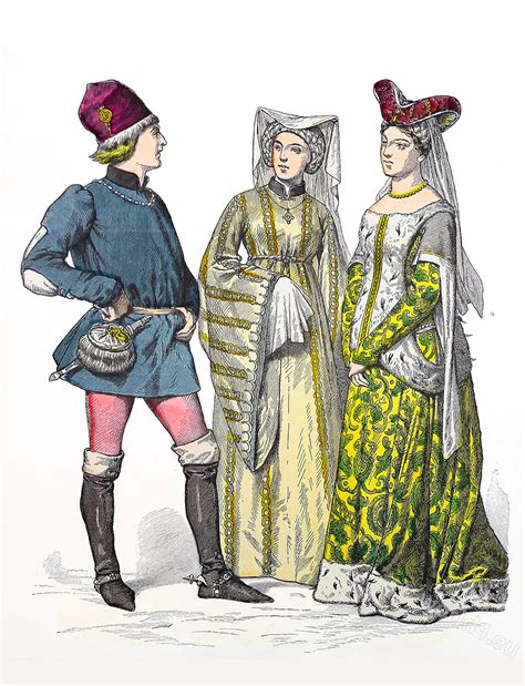 English And French Fashion In The 15th Century