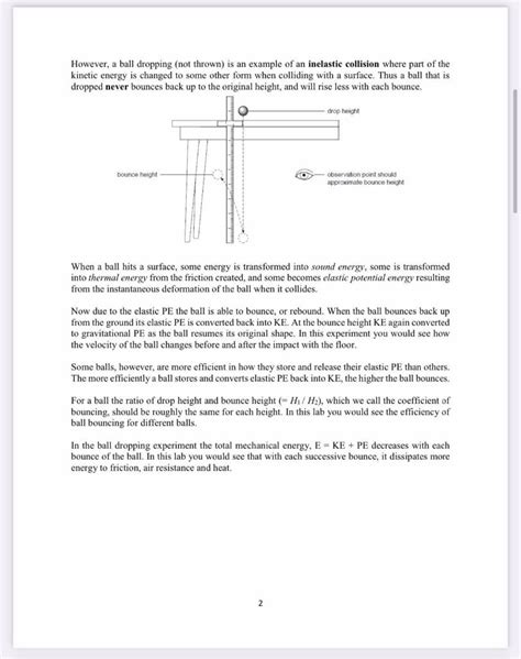 Solved Exp-2: Bouncing Ball experiment OBJECTIVE: 1. Observe | Chegg.com