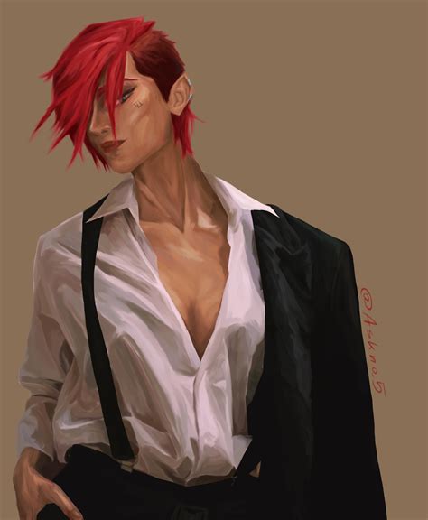 On Twitter Vi In Suit Fuck Colors And Lighting Arcane Arcanefanart