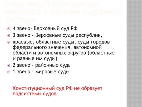 Судебная система РФ презентация, доклад