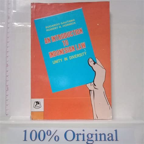 Jual An Introduction To Indonesian Law Unity In Diversity Shopee