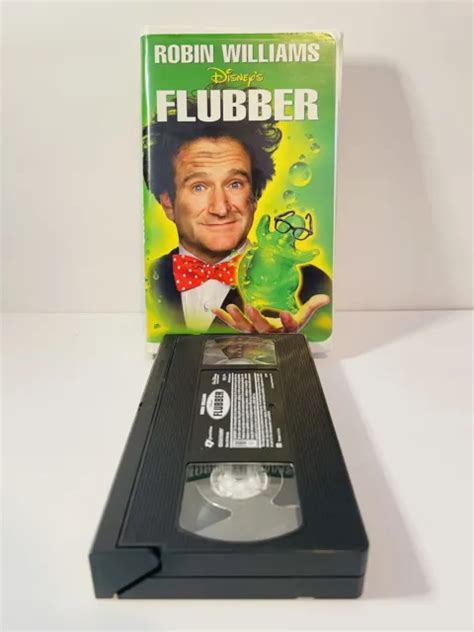 Flubber Disney Vhs Video Tape Movie Clamshell Robin Williams Eur