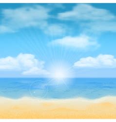 Hot Weather And Summer Day Royalty Free Vector Image Vectorstock