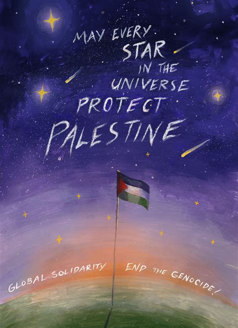 May Every Star Protect Palestine - Justseeds
