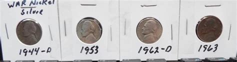 Lot - 4-Vintage Nickels