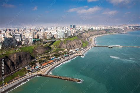 The Malecón de Miraflores is a scenic boardwalk and park area located