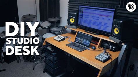 Diy Studio Desk Plans And Ideas How To Build Diy Folly