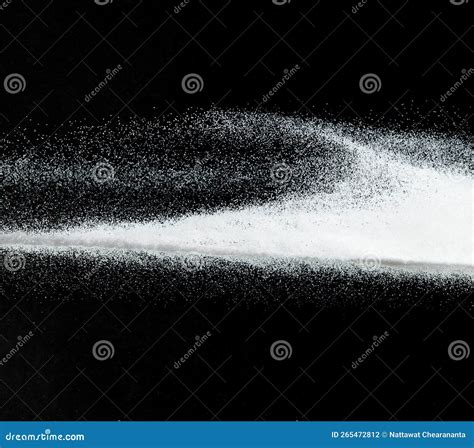 Million of White Sand Explosion, Photo Image of Falling Down Shower
