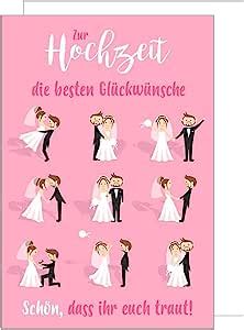 Edition Seidel Premium Glückwunschkarte zur Hochzeit mit Umschlag