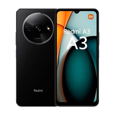 Redmi A3 Dual SIM Midnight Black 128GB And 4GB RAM 6941812768129