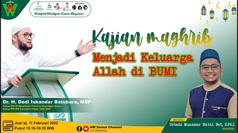 MENJADI KELUARGA ALLAH DI BUMI Bersama Ustadz Muammar Nabil Nasution S