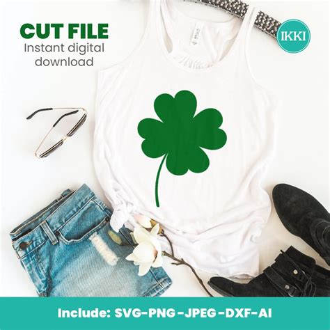 Custom Clover Bundle Clover Leaf Svg Trefoil Saint Patricks Etsy