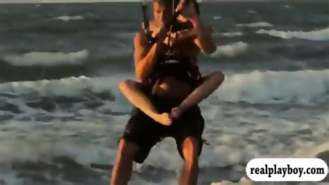 Busty Babes Kite Boarding And Jui Jitsu While Naked