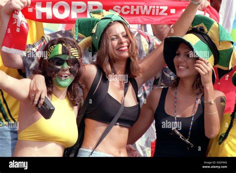 Soccer World Cup France 98 Group H Argentina V Jamaica Hi Res Stock