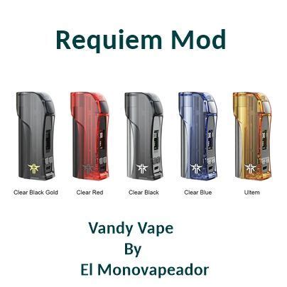 Vandy Vape Requiem Mod 95W By El Mono Vapeador Simon S Vapor