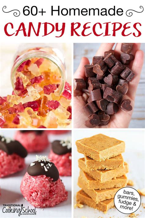 60+ Homemade Candy Recipes (gummies, bars, fudge & more!)