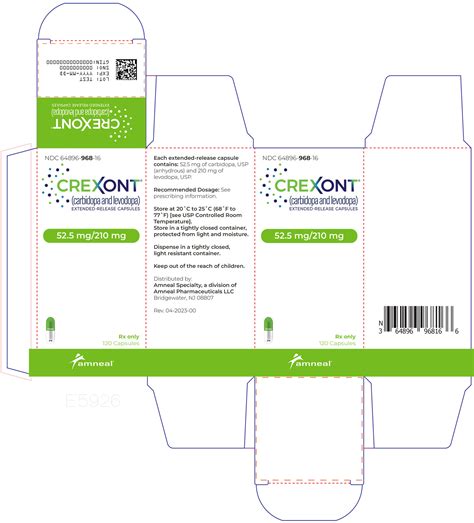 CREXONT Amneal Pharmaceuticals LLC FDA Package Insert Page 5