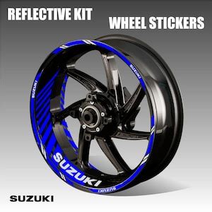 Suzuki Wheel Decals Rim Stickers For Suzuki Motorcycle Stripes Gsxr Rim