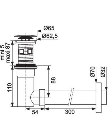 Bonde Siphon Int Gr De Lavabo Valentin Siphonette Plomberie Online