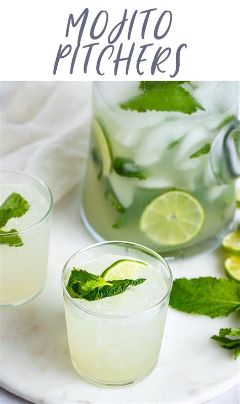 This Easy Mojito Pitcher Recipe Makes A Great Batch Cocktail For Your