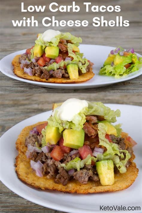 Keto Cheese Shell Tacos With Ground Beef Low Carb Recipe Keto Vale