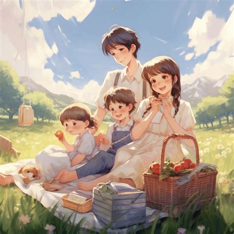 Family [anime st] | Family art, Anime family, Family drawing