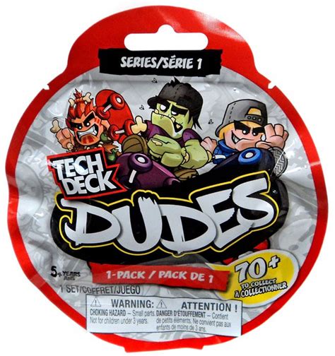 Tech Deck Dudes Dudes Series 1 Mystery Pack Spin Master Toywiz