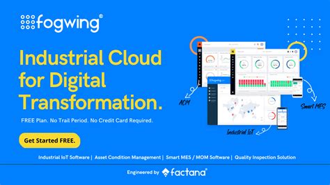 Industrial Cloud For Smart Manufacturing Fogwing Io