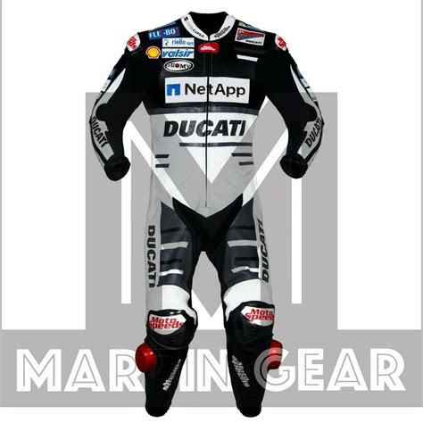 Andrea Dovizioso Ducati Motogp Leather Racing Suit Motorbike