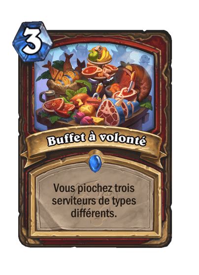 Buffet à volonté Catalogue de cartes de Hearthstone