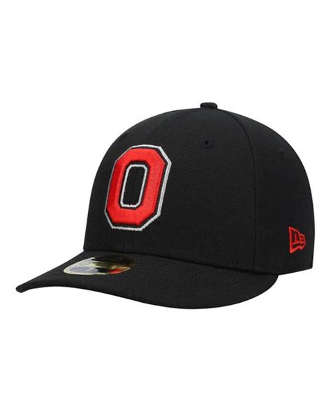 Ktz Synthetic Black Ohio State Buckeyes Basic Low Profile 59fifty