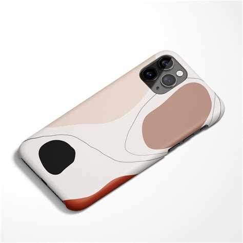 Beige Drawing Iphone Case 3 — Hypesheriff