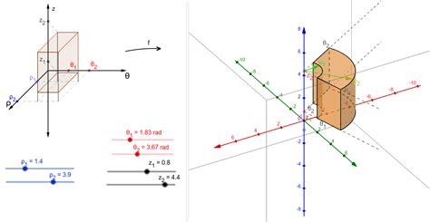 Sistema De Coordenadas Cil Ndricas Diferencial De Volumen Geogebra