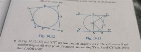 Fig Fig In Fig Xy And Xy Are Two Parallel Tang