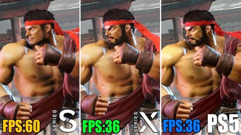 Street Fighter 6 Xbox Series S Vs Series X Vs PS5 Comparison YouTube